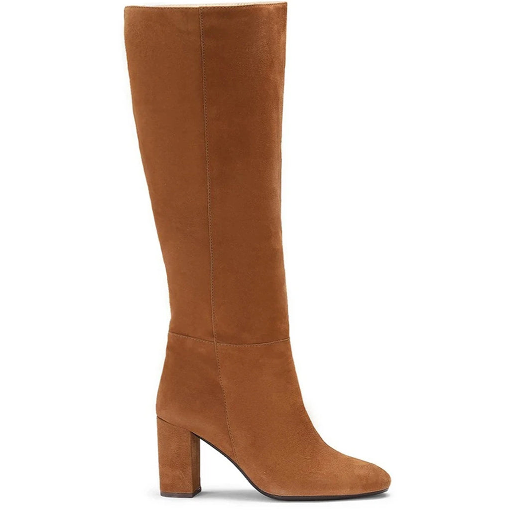 Knee high leather slouch boots best sale