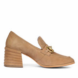 Saint Vera Beige Suede Leather Handcrafted Moccasins