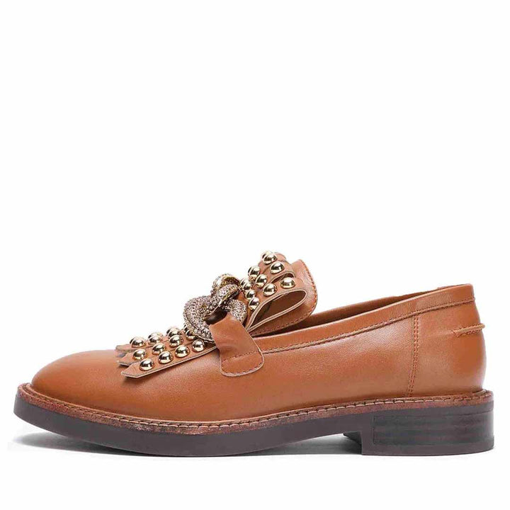 Saint Zoe Cuoio Leather Handcrafted Moccasins