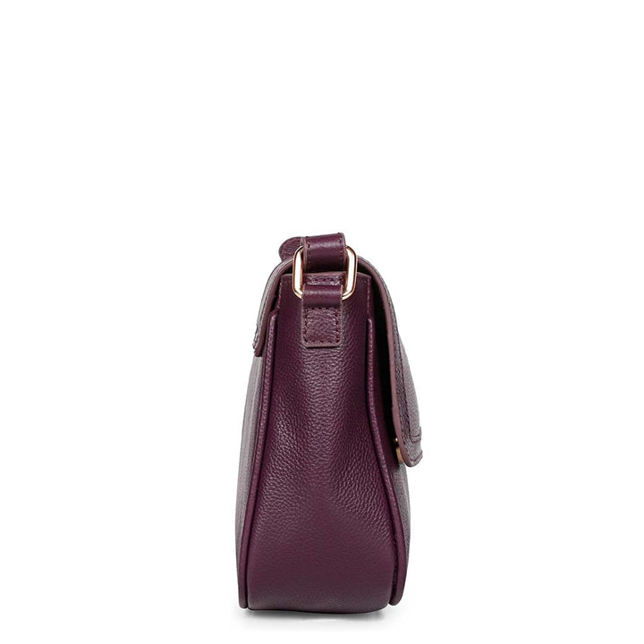 Favore Women Burgundy Leather Sling Bags