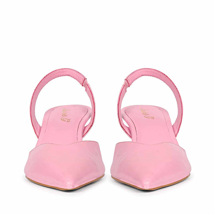 Saint Nanette Blushy Pink Leather Pumps