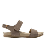 El Naturalista Plume Embellished Leather Block Sandals with Buckle