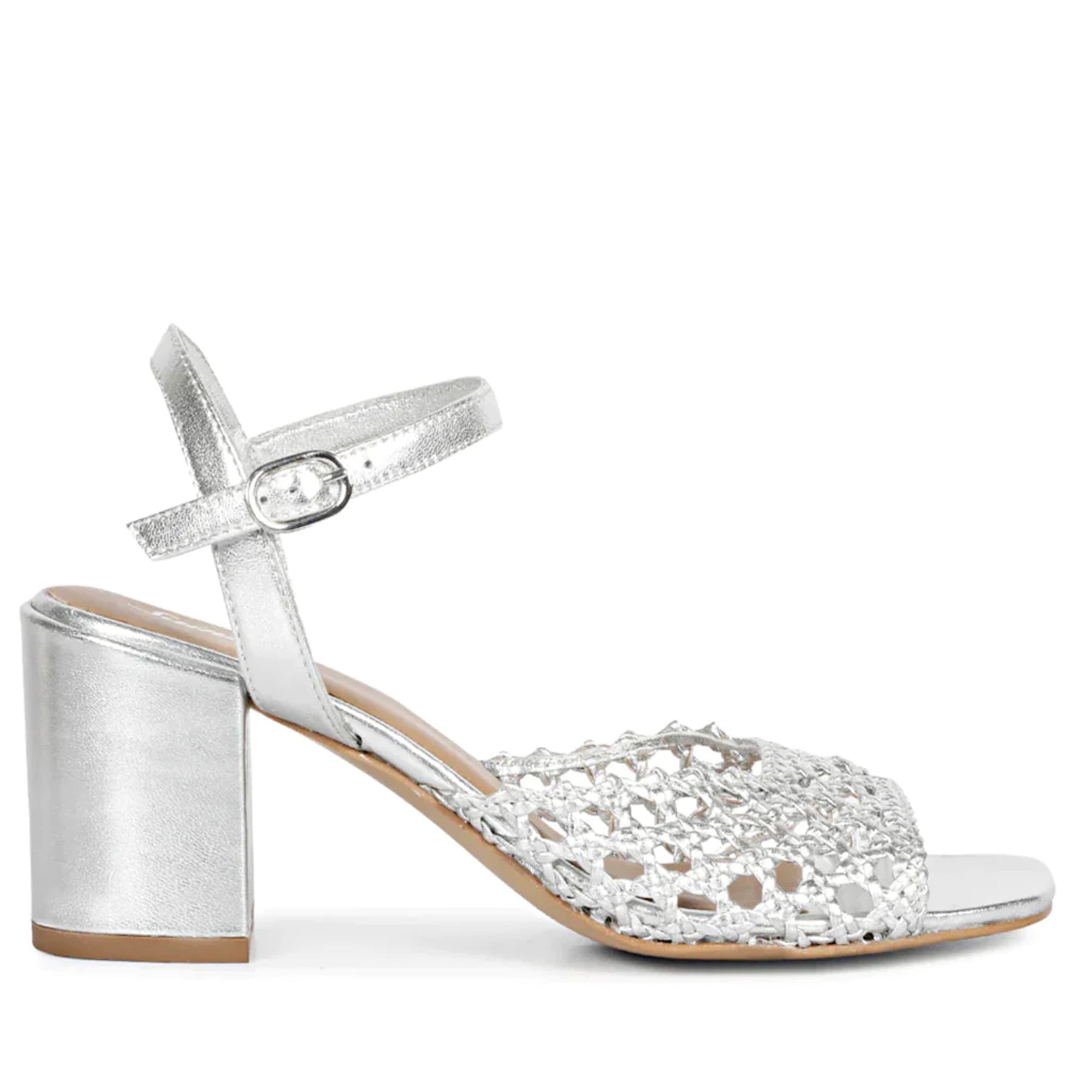 Heels & Wedges in the color silver for Women on sale | FASHIOLA INDIA