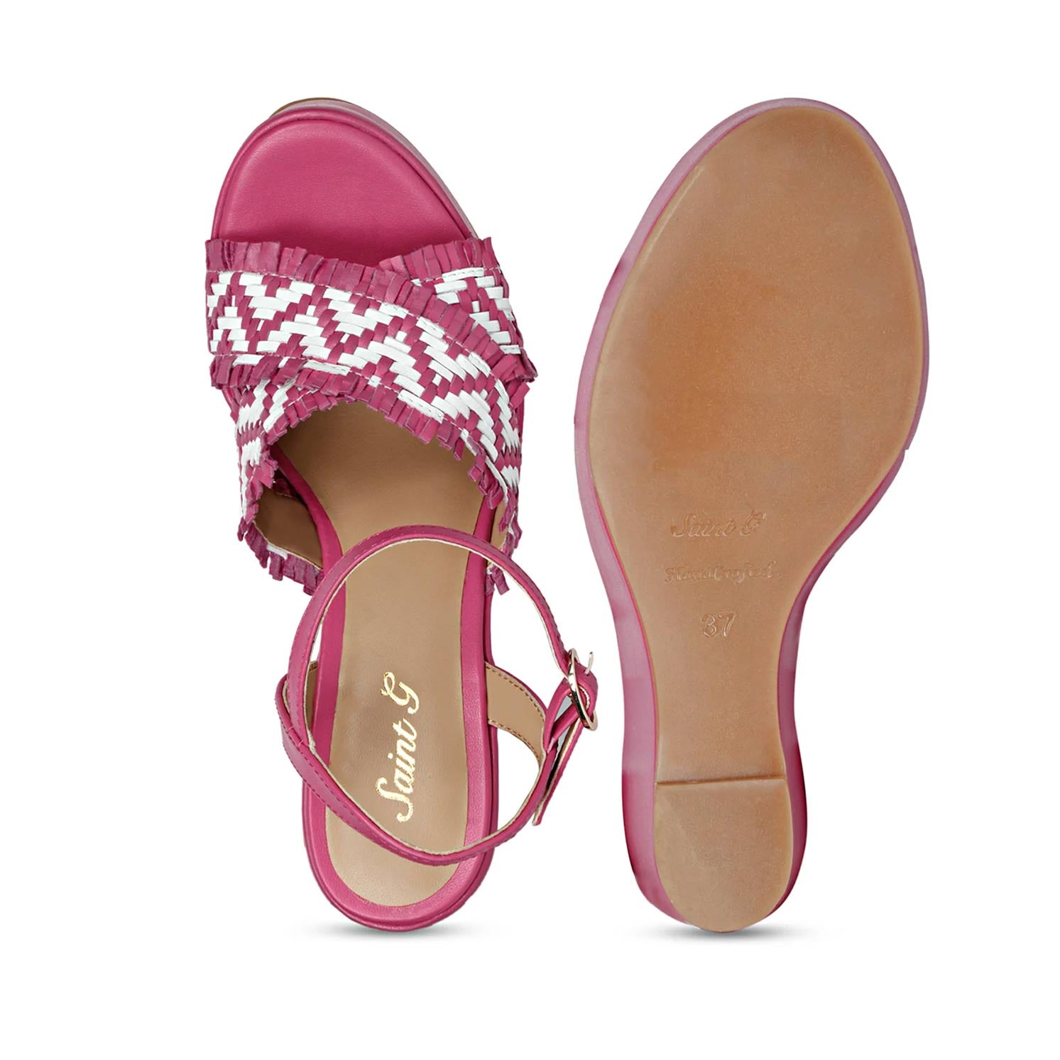 Womens hot pink discount sandals