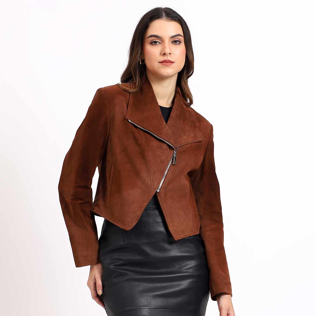 Stylish leather jacket womens outlet