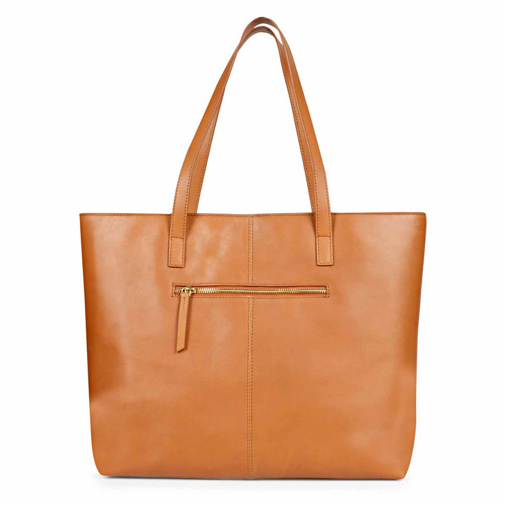 Favore Womens Tan Leather Shoulder Bag