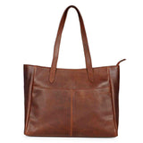 Favore Womens Brown Leather Shoulder Bag