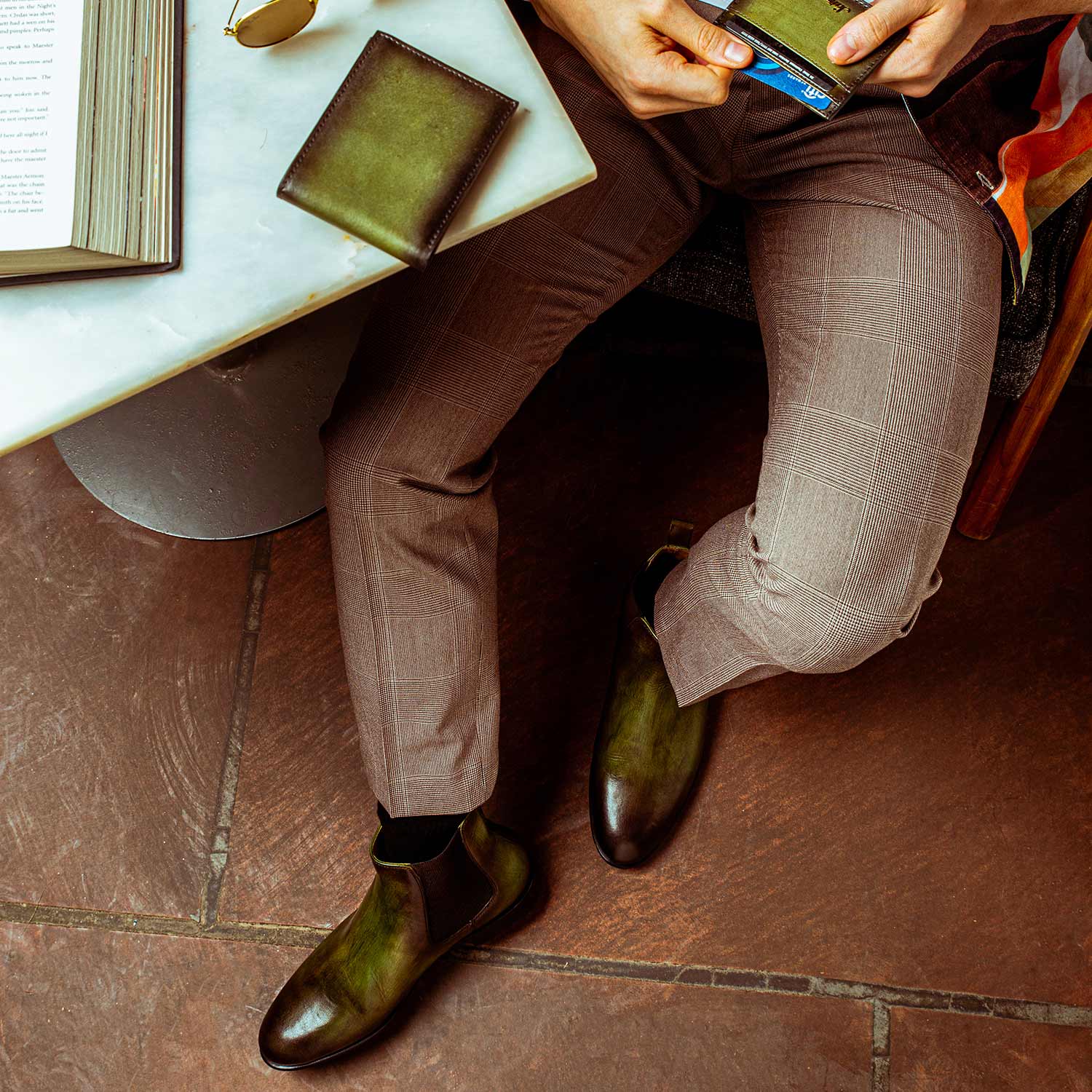 Colorful mens boots sale