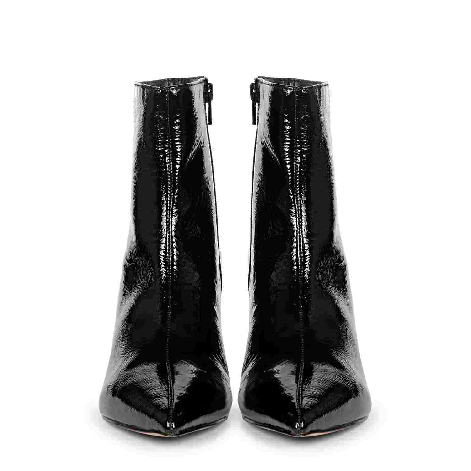 20Cm7.87In High Heels Sexy Boots Black Patent India | Ubuy