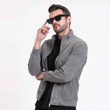 Saint Parc Grey Leather Men's Jackets