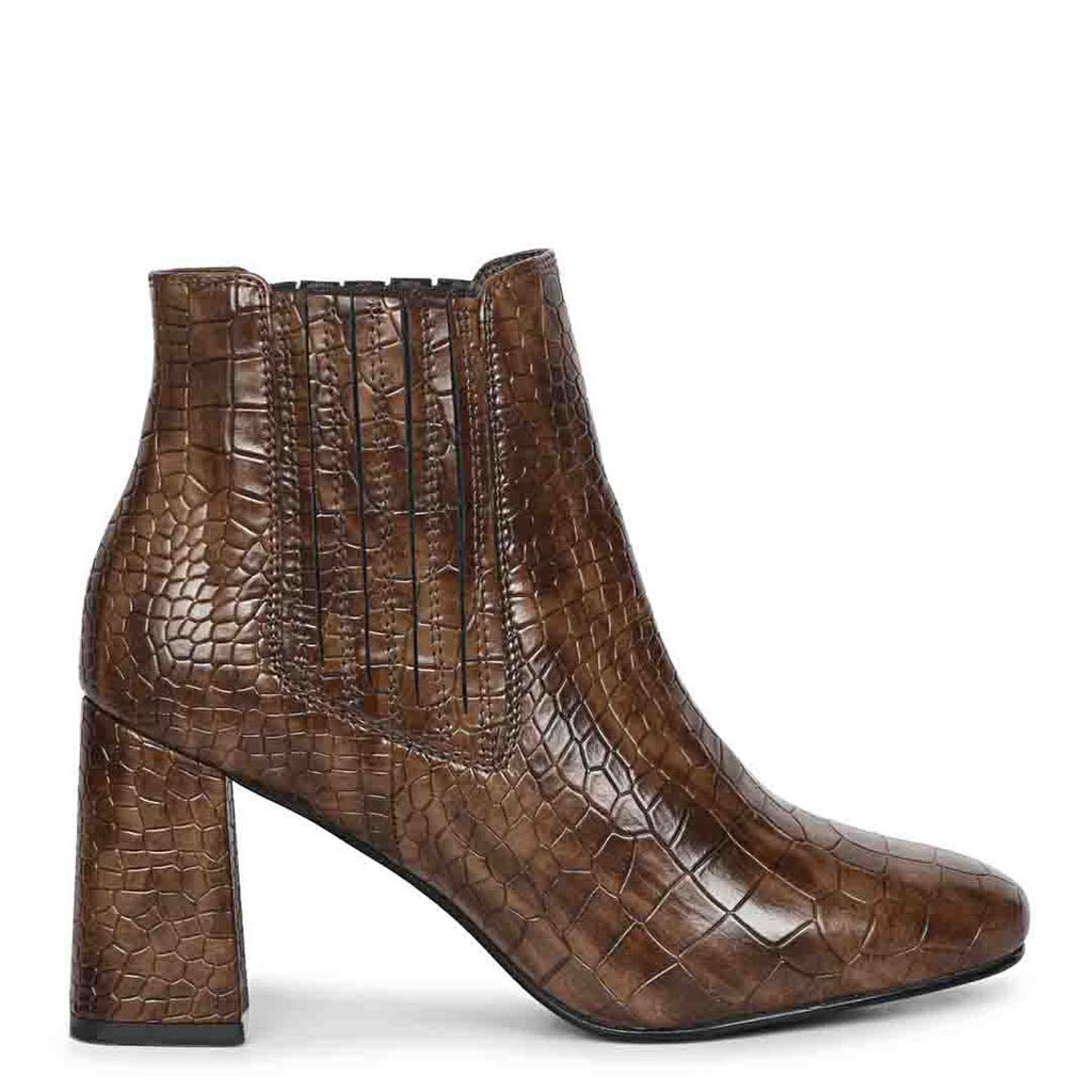 Miista Asta Leather Ankle Boot outlet in Armagnac Croc