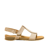 El Naturalista Piedra Embellished Leather Block Sandals with Buckle