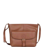 Favore Brown Women Leather Structured Sling Bag