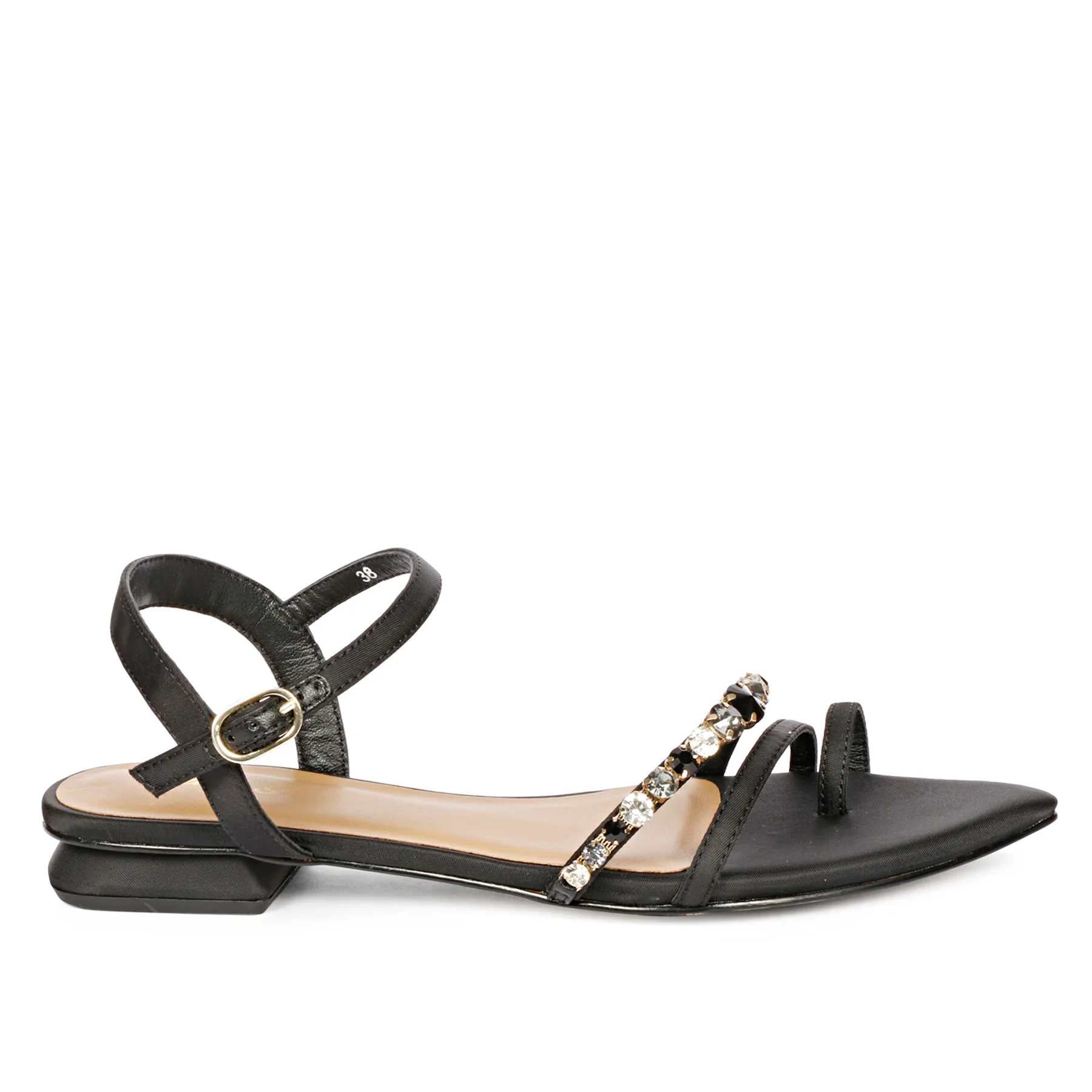 Buy ROCK STUD CHAMPAGNE SANDALS for Women Online in India