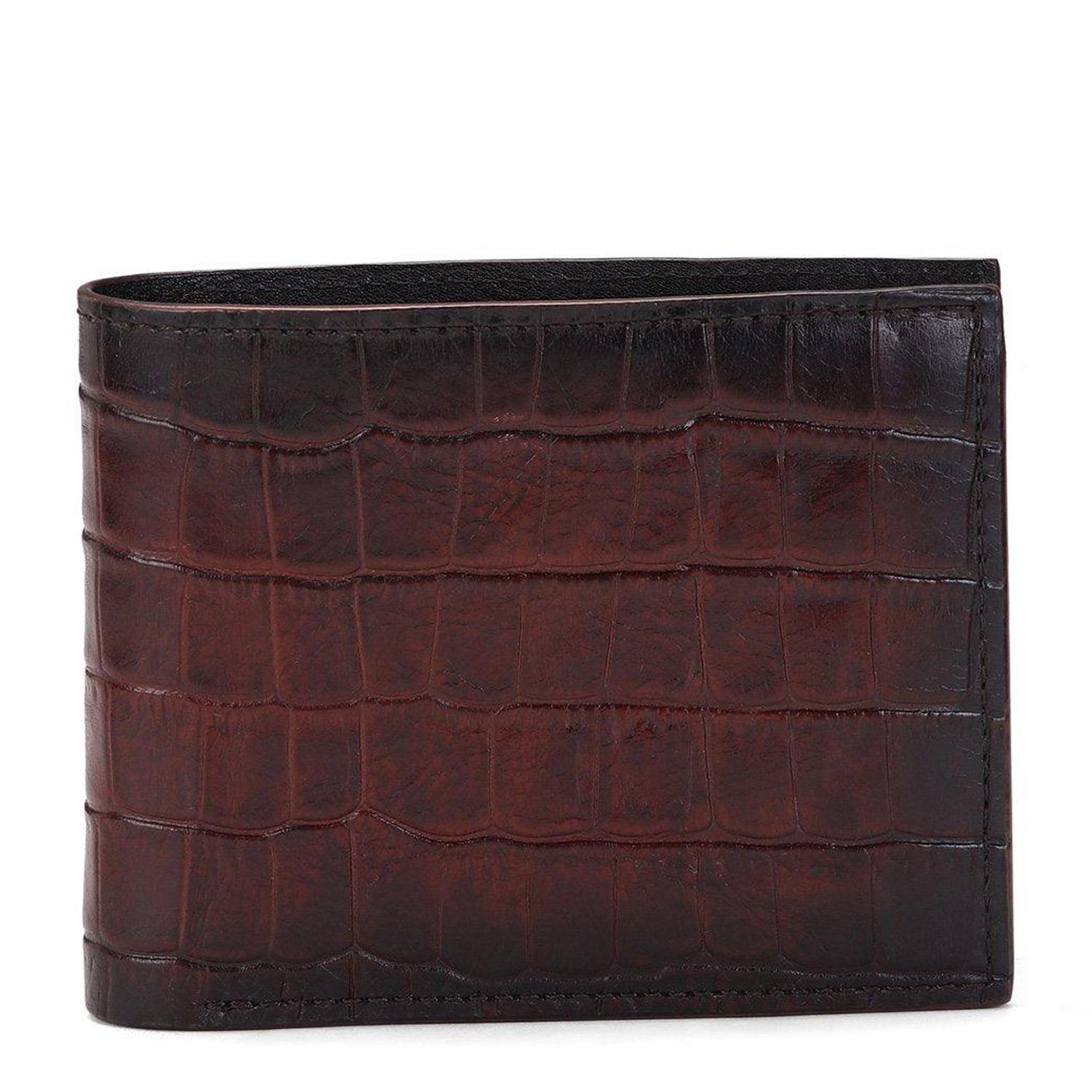 Men's Black Leather Roper Wallet -Mexico (91bc8603-11) - Mission Del Rey  Southwest