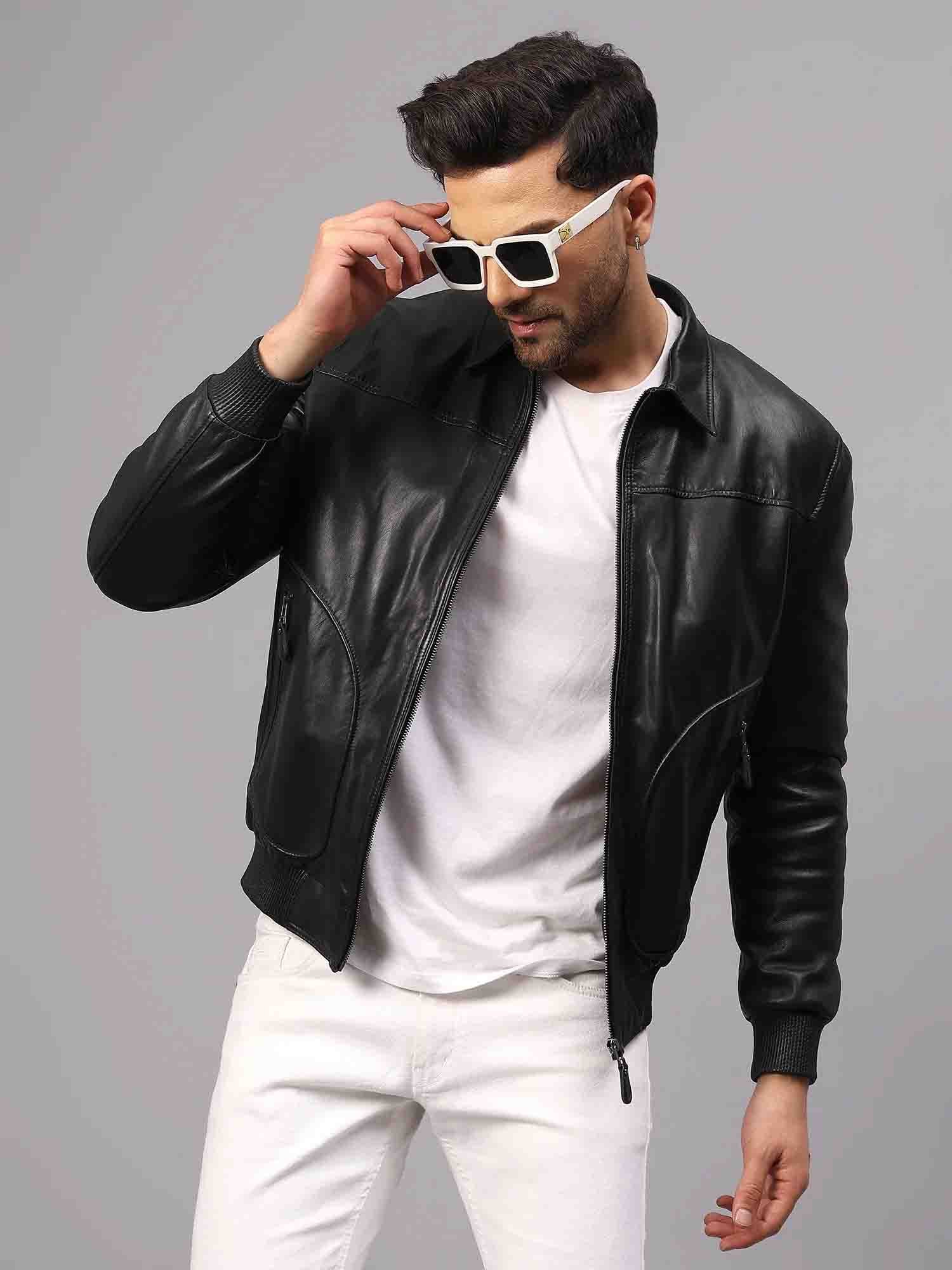 Teakwood Brown Mens Genuine Leather Jacket – Teakwood Leathers