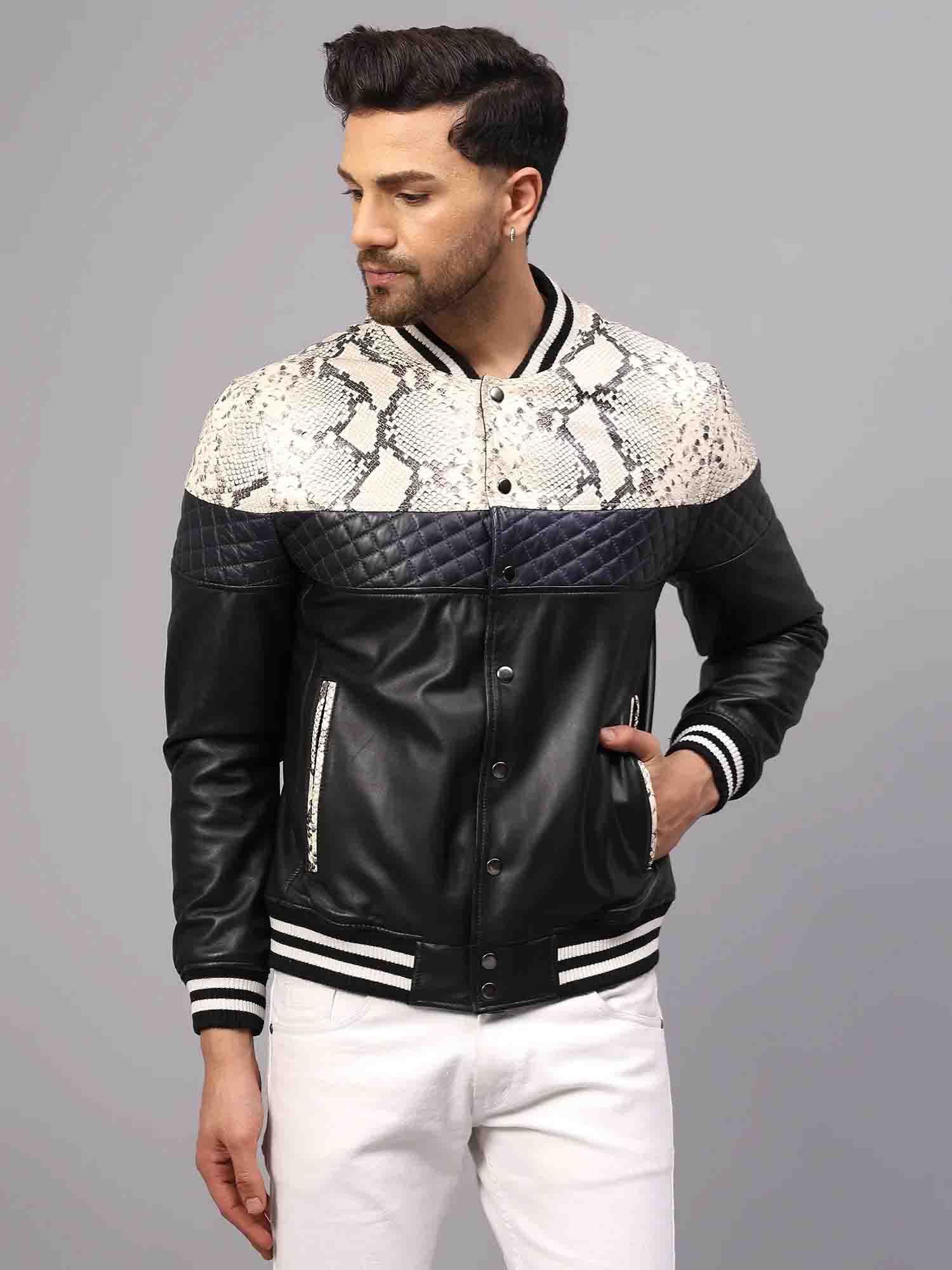 White Leather Jackets for Men & Women in Real Leather - Leather Skin Shop