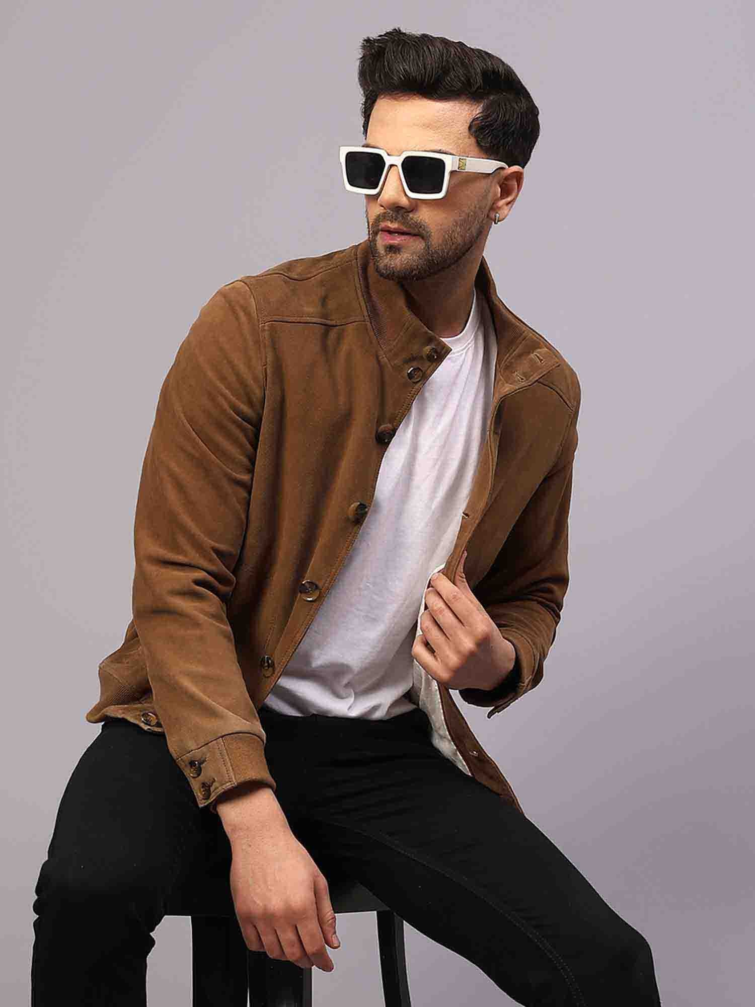 Buy Beige Jackets & Coats for Men by The Indian Garage Co Online | Ajio.com