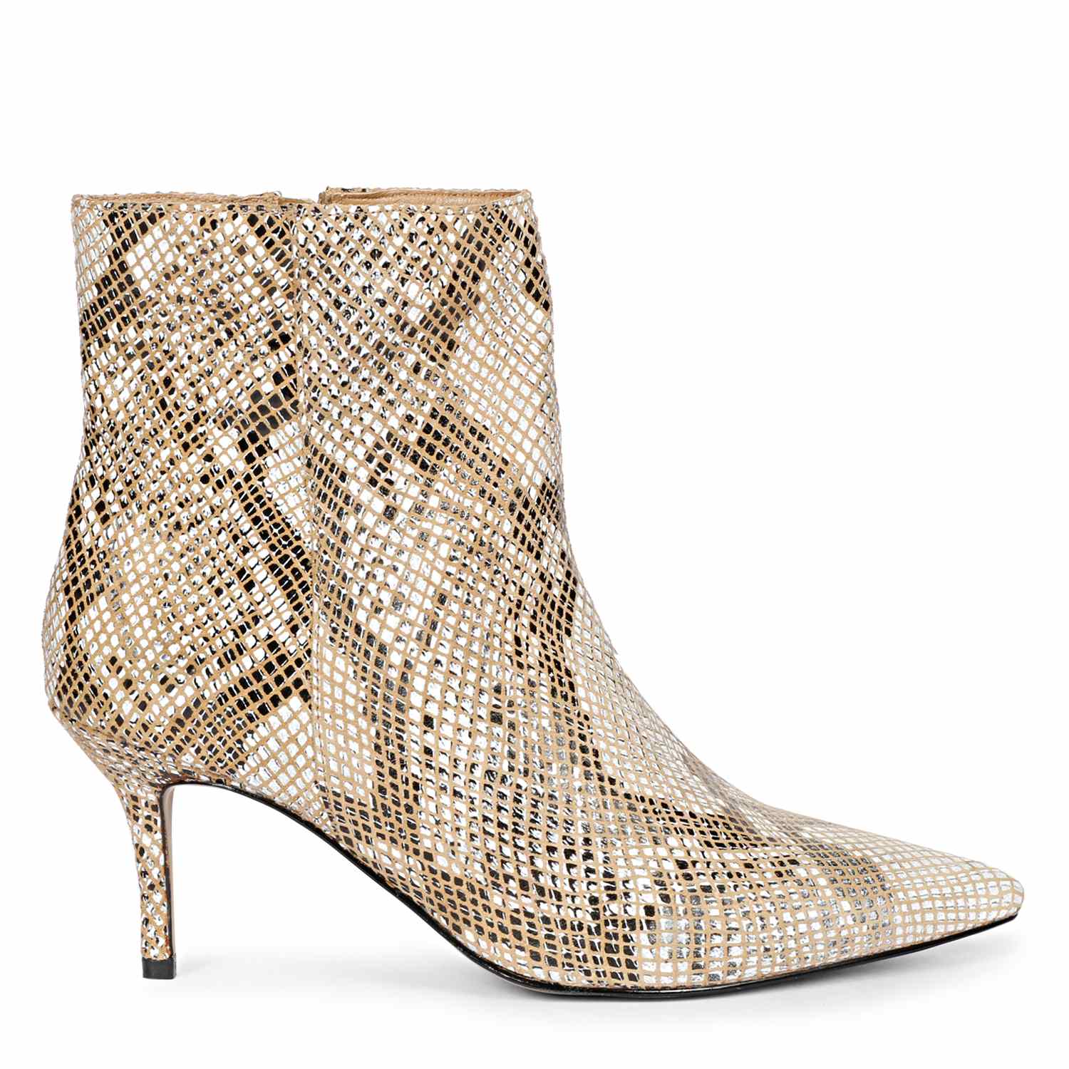 Women Ankle Boots Buy Leather Snake Print Boots Online in India SaintG SaintG India