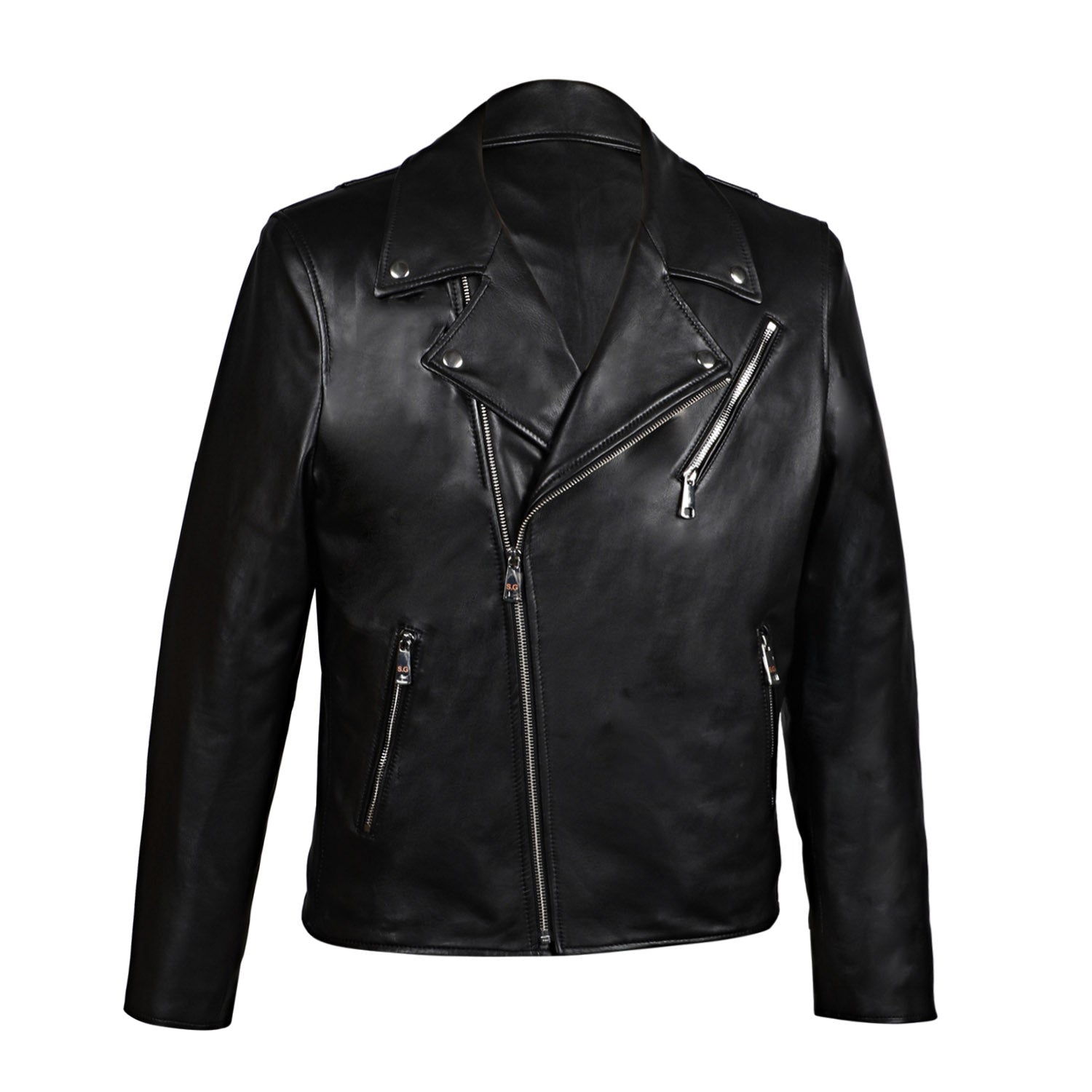 Men's leather moto jacket – #CreateOutOfLove