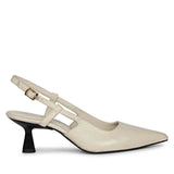 Saint Josie Offwhite Leather Pumps