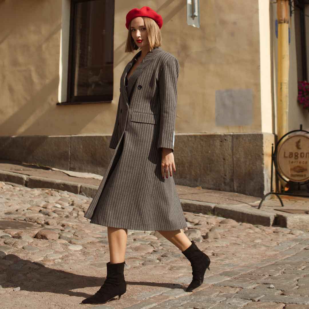 Saint Florino Black Suede Leather Handcrafted Ankle Boots