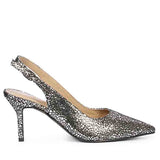 Saint Mallory Silver Metallic Leather Pumps