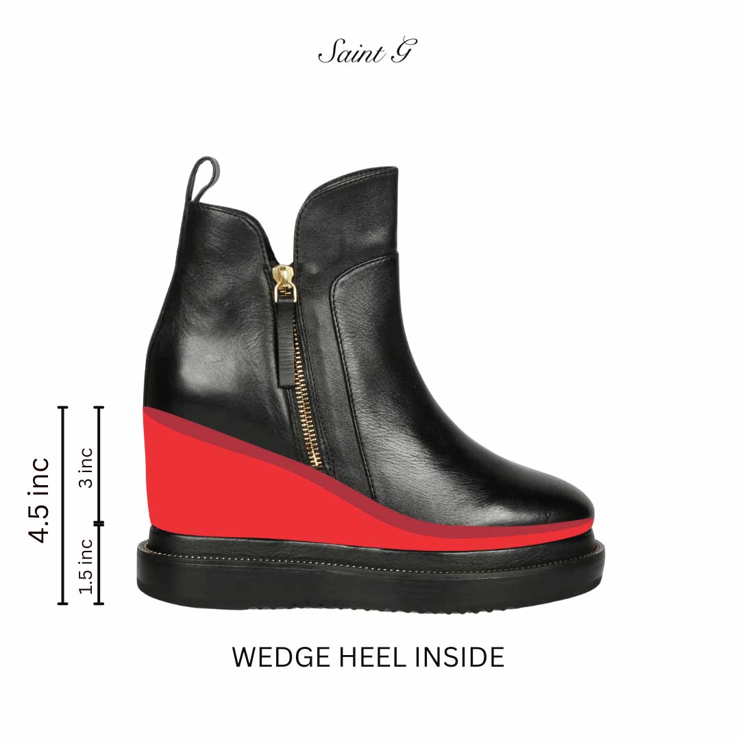 High heel wedge boots new arrivals