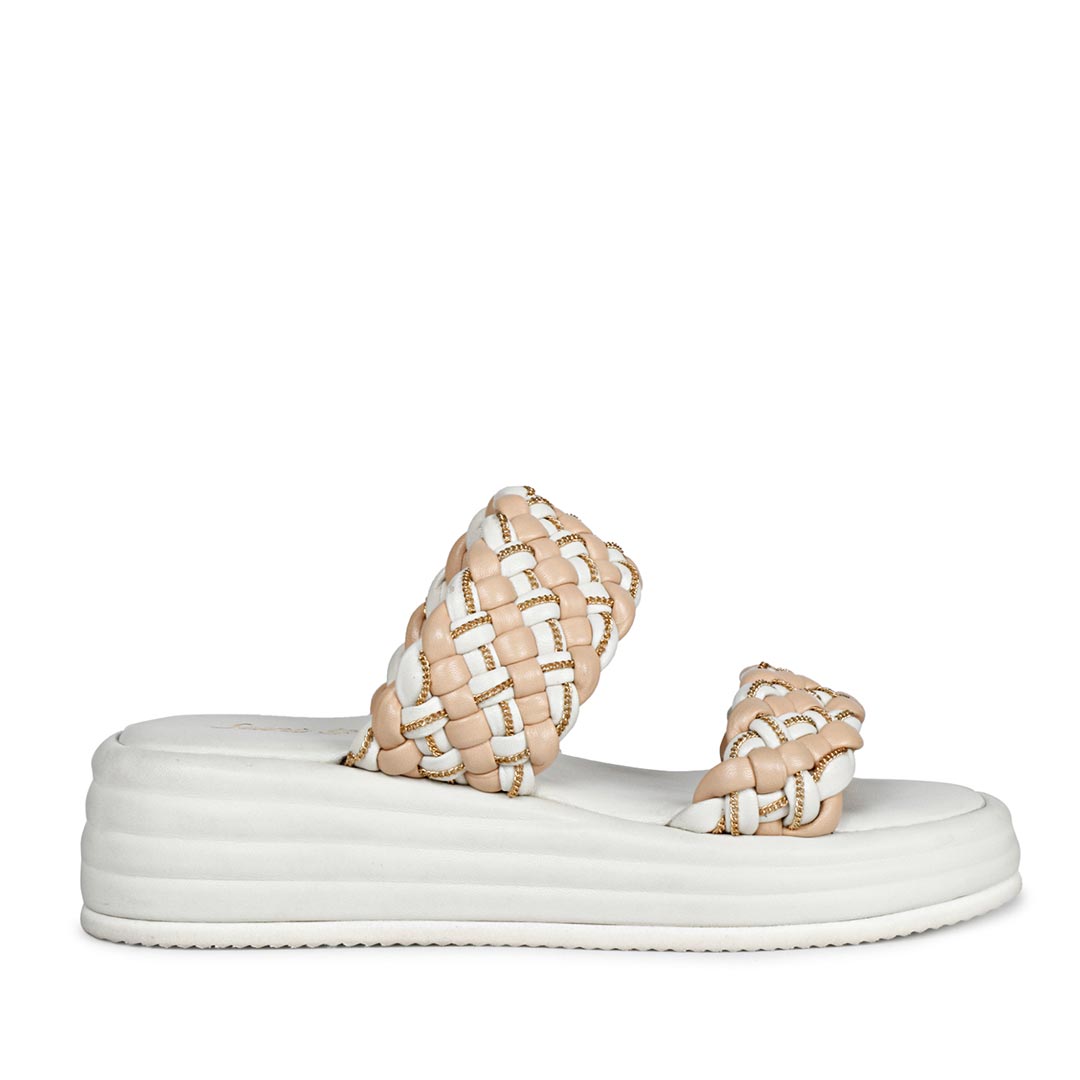 SILIA Leather Platform Sandals | KARIDA