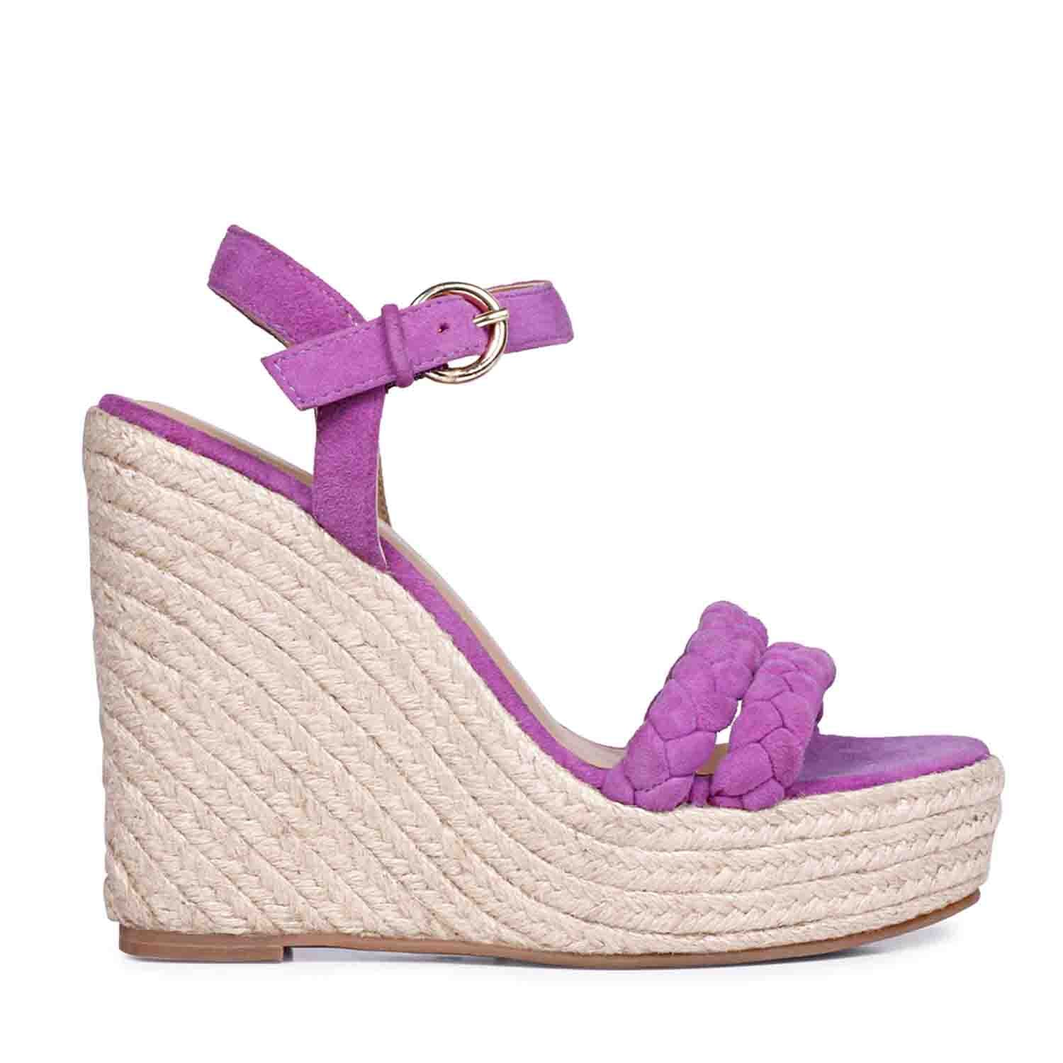 Suede platform wedges new arrivals