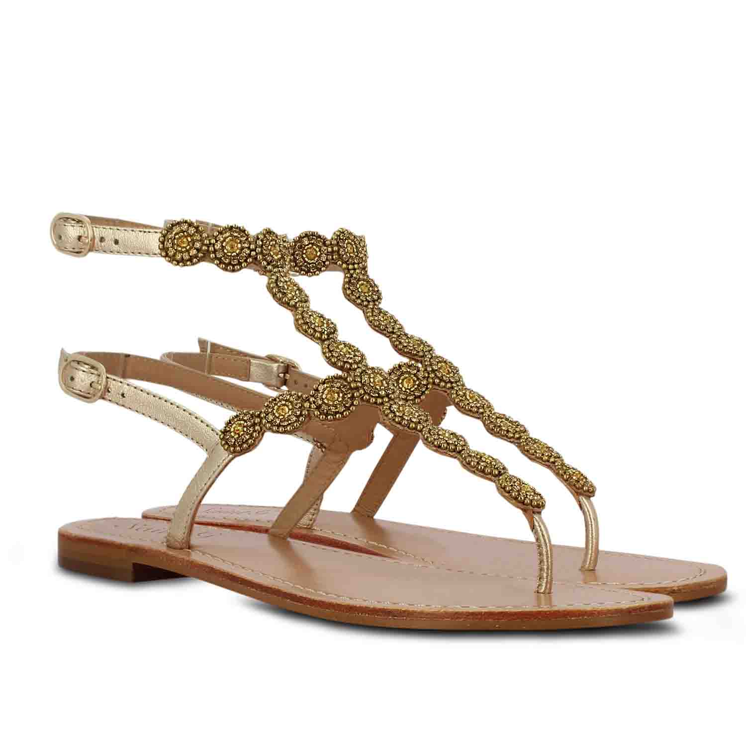 Women's Combo of 2 Flat Casual Slide-in Fancy Designer Sandals || Casual  Designer Patrty-wear Slide-in Sandals for Girls/Women