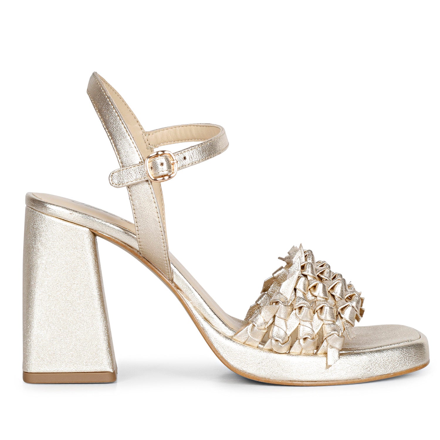 Honey Gold Suede Sandals with Crystals | AZIA 95 | Summer 2022 collection | JIMMY  CHOO